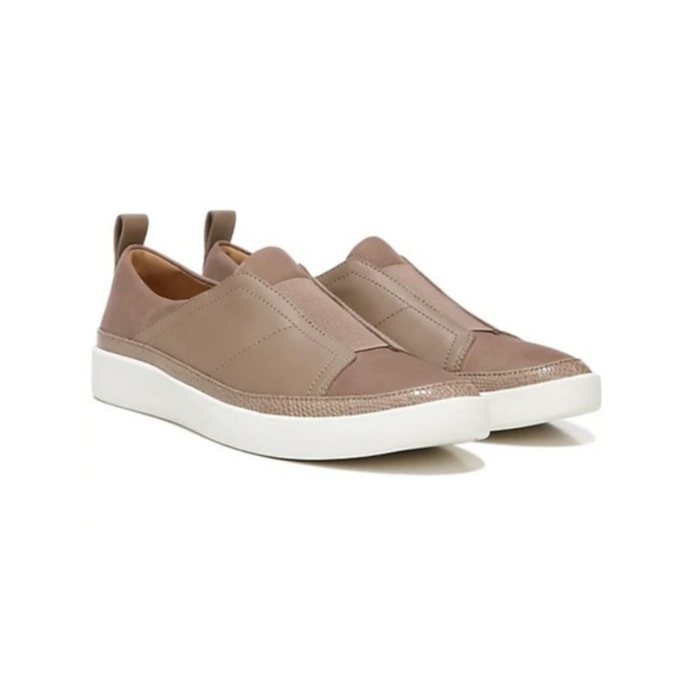 NIB Women's Vionic Zinah in Tan Leather and Suede - Size 9.5